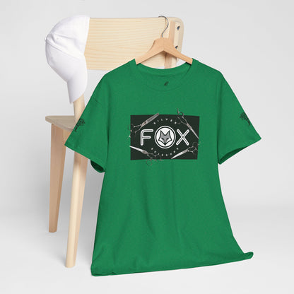 Silver Fox Scissors Unisex Heavy Cotton Tee