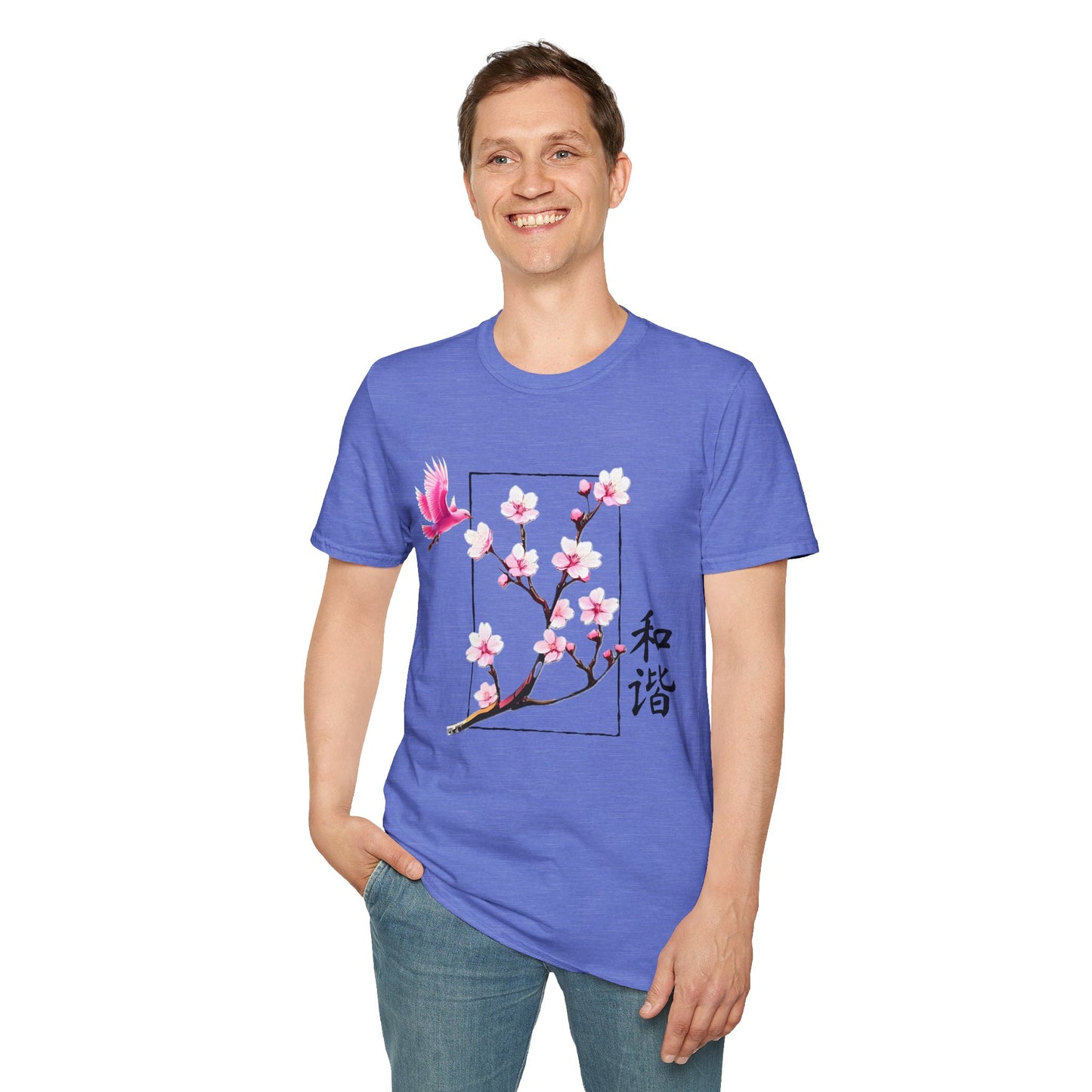 Japanese Cherry Blossom Unisex Softstyle T-Shirt