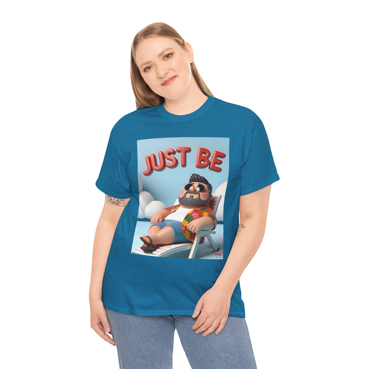 Just Be Unisex Heavy Cotton Tee