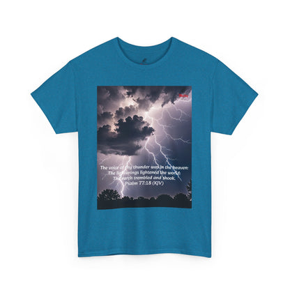 Lightning Style Thunder Unisex Heavy Cotton Tee