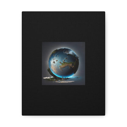 Matiby Worlds Black Canvas Gallery Wraps