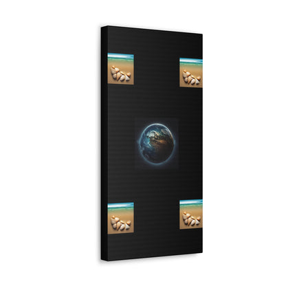 Matiby Worlds Black Canvas Gallery Wraps