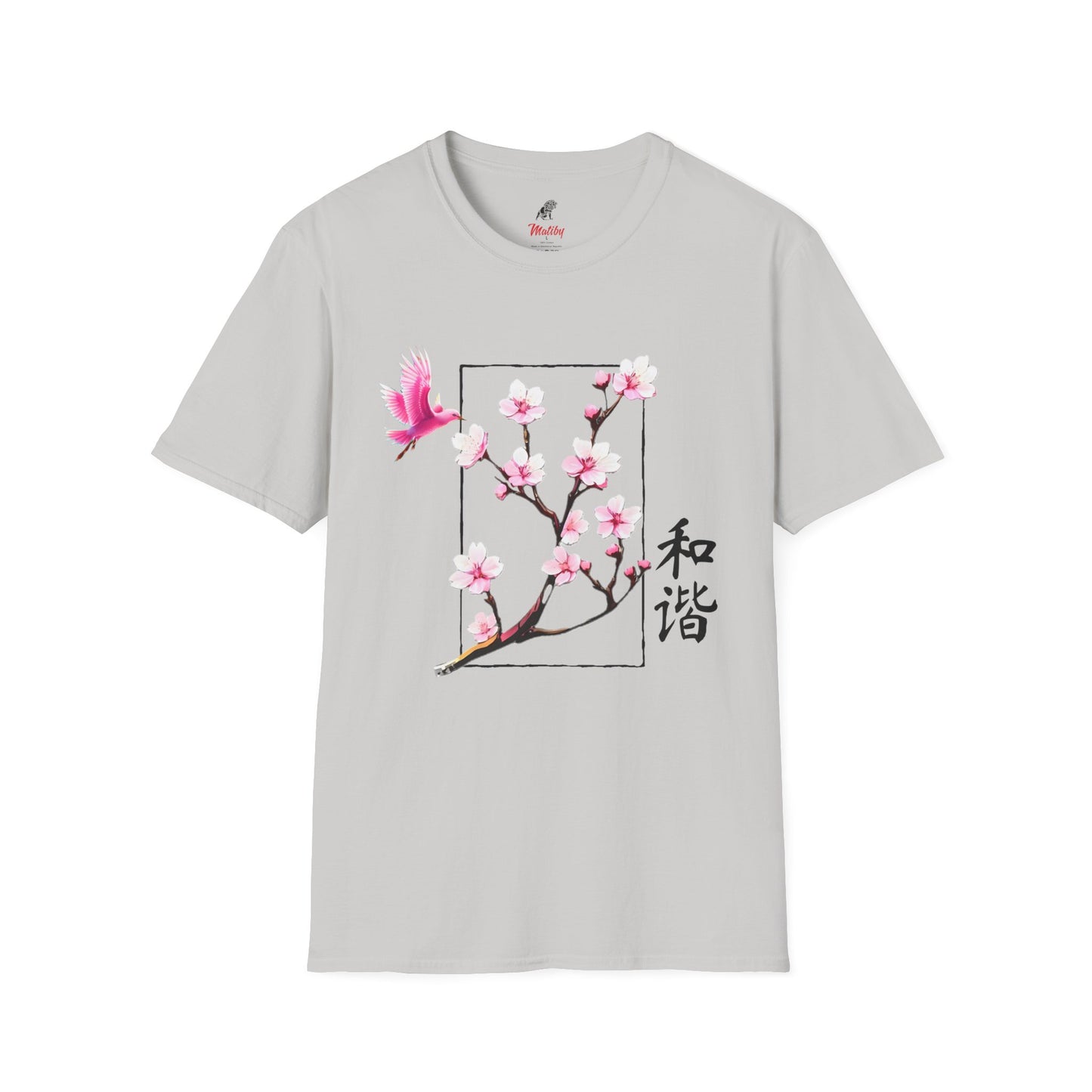 Japanese Cherry Blossom Unisex Softstyle T-Shirt