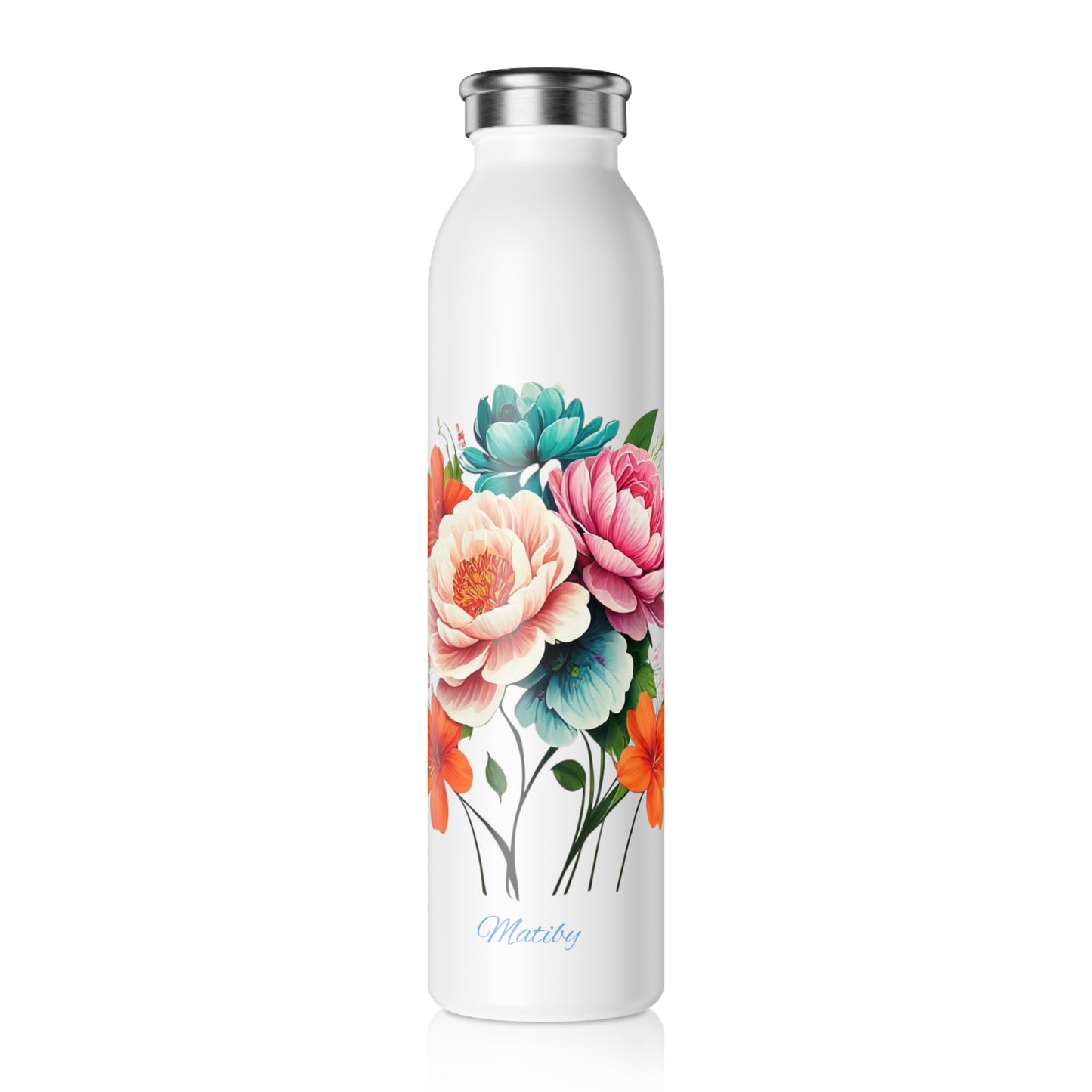 Matiby EY Flower Special Slim Water Bottle