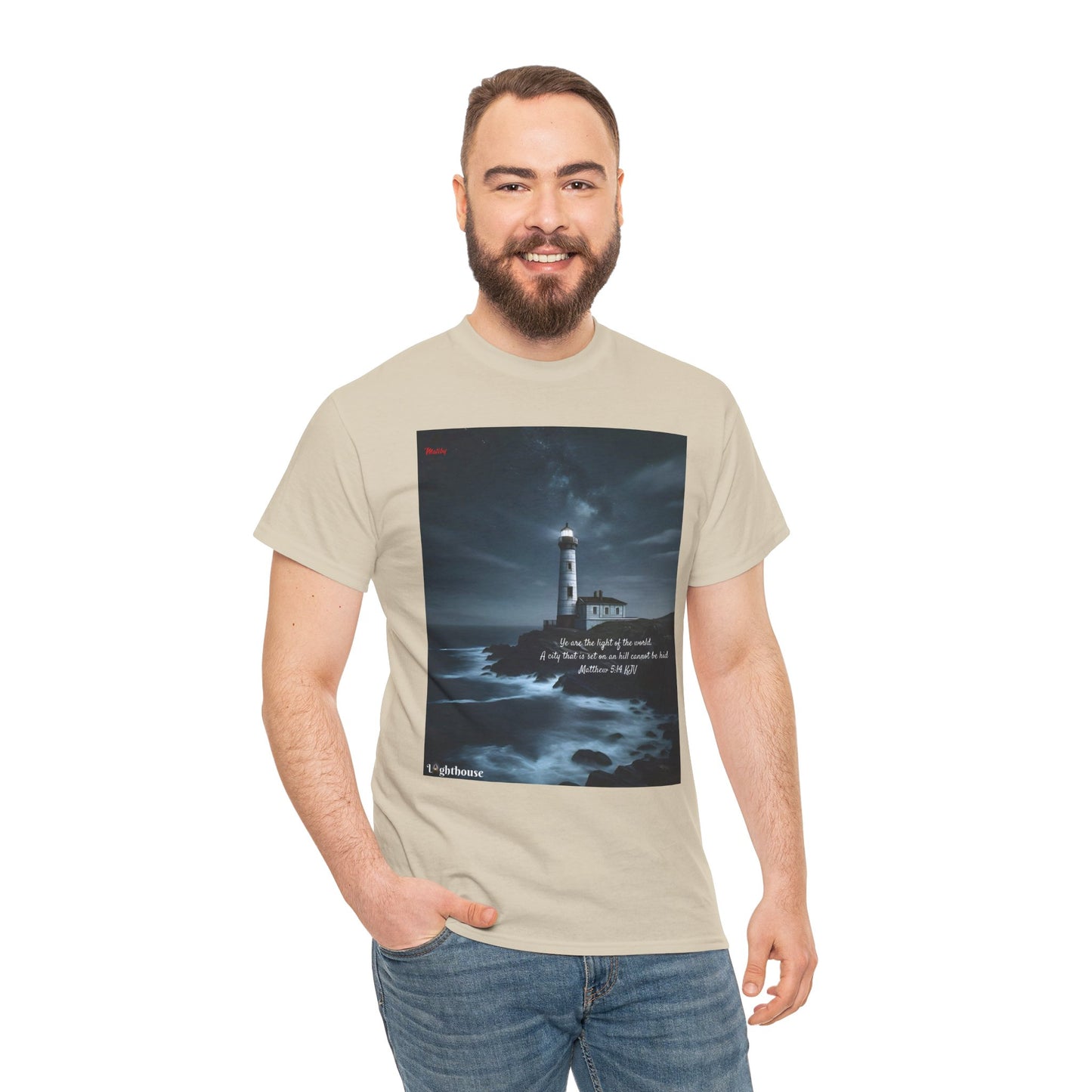 Lighthouse Unisex Heavy Cotton Tee