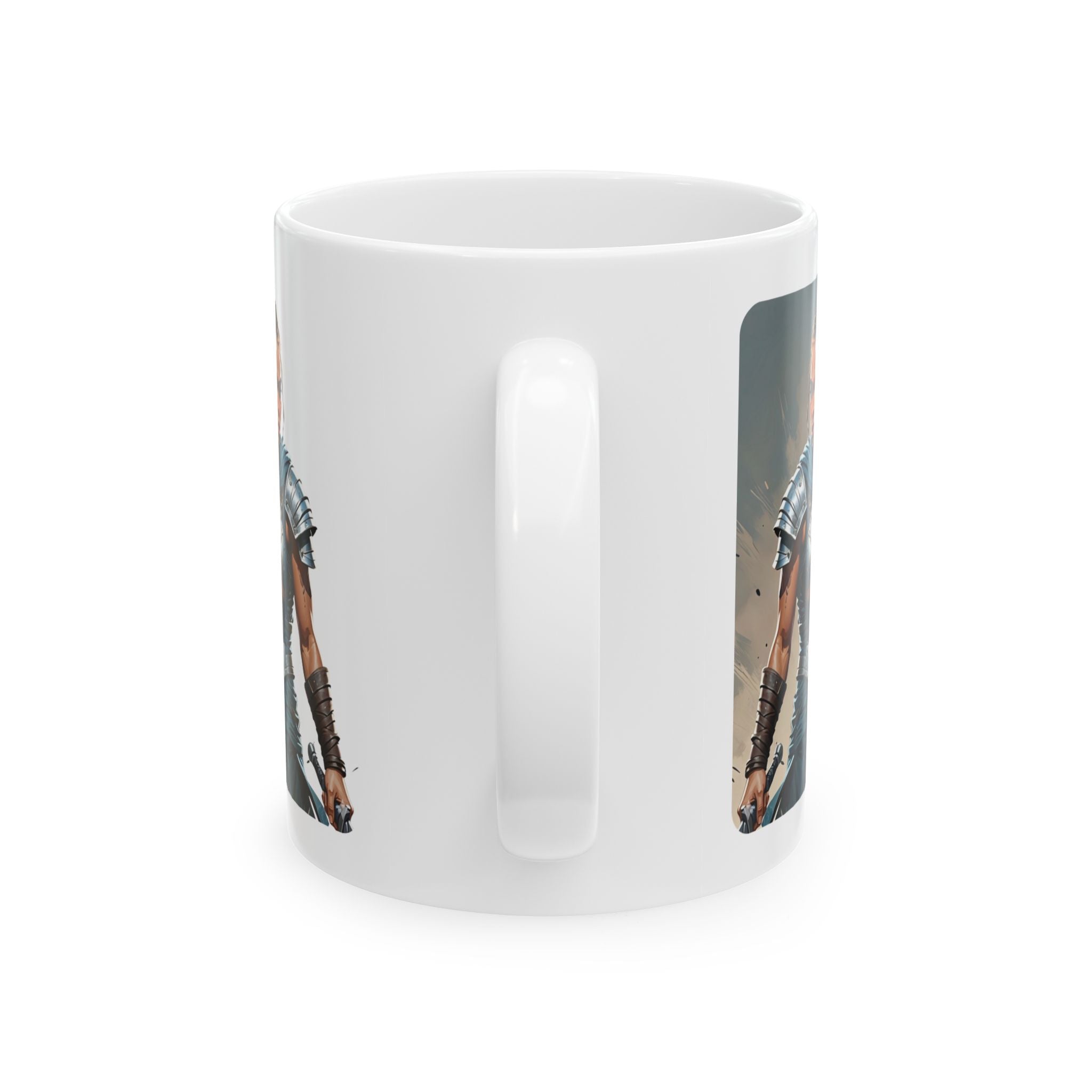 Gentle Woman of Valor #25 White Ceramic Mug - Fearfully & Wonderfully Made Tribute Cup (11oz/15oz)