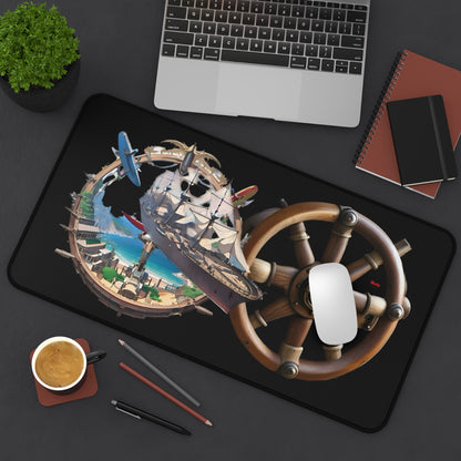 Nautical Desk Mat, Black