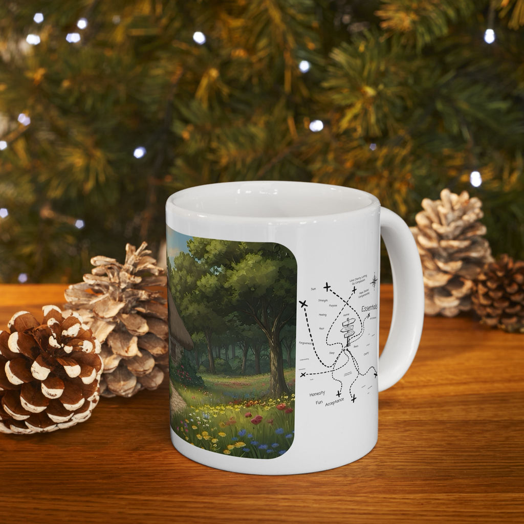 Cozy Architecture & Dreamy Landscapes #35 White Ceramic Mug – Homes Home Sweet Home Cup (11oz/15oz)