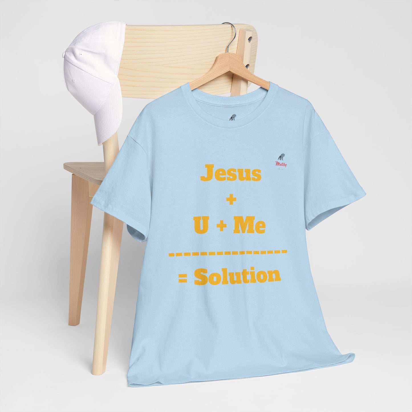 Jesus+U+Me Unisex Heavy Cotton Tee