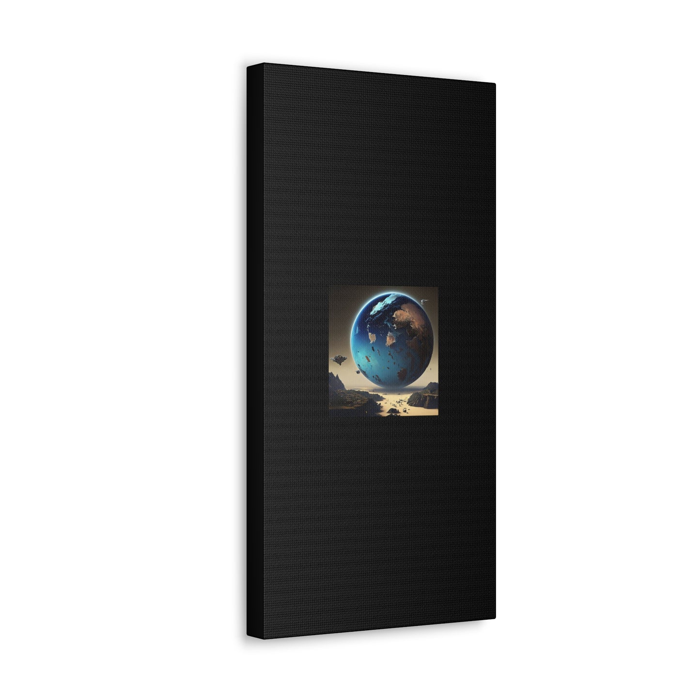 Matiby Worlds Black Canvas Gallery Wraps