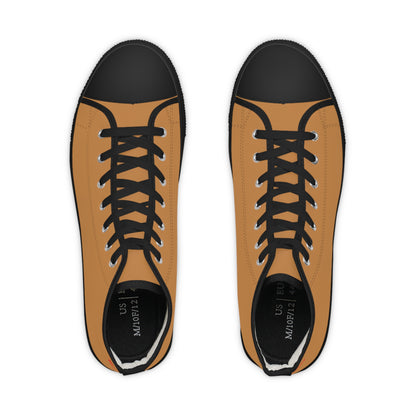 Men's Light Brown High Top Sneakers