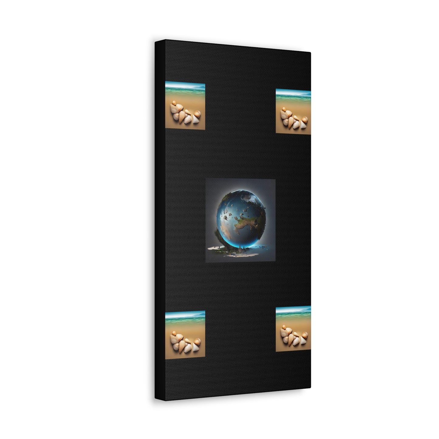 Matiby Worlds Black Canvas Gallery Wraps