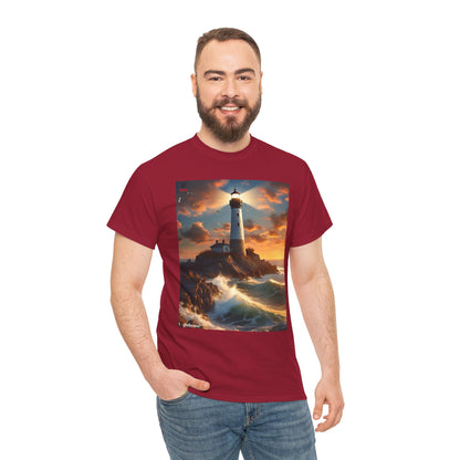 Lighthouse Unisex Heavy Cotton Tee