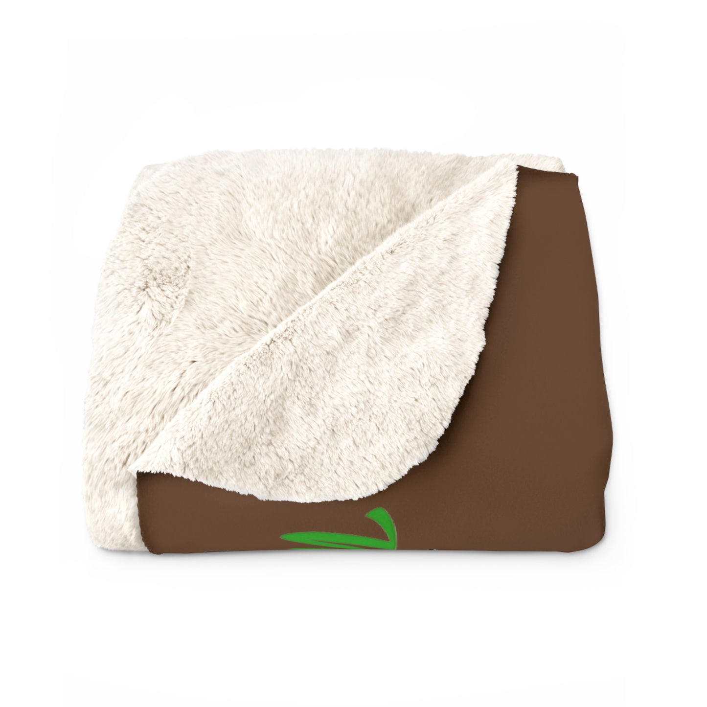 Matiby Lion Brown Sherpa Fleece Blanket