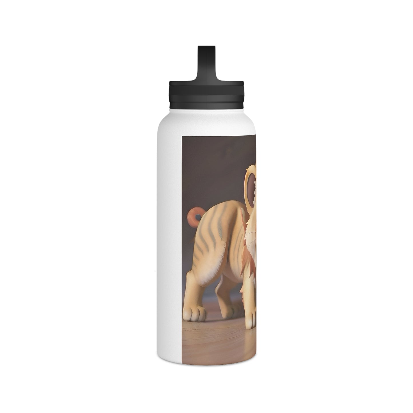 Artzy Stainless Steel Water Bottle, Handle Lid