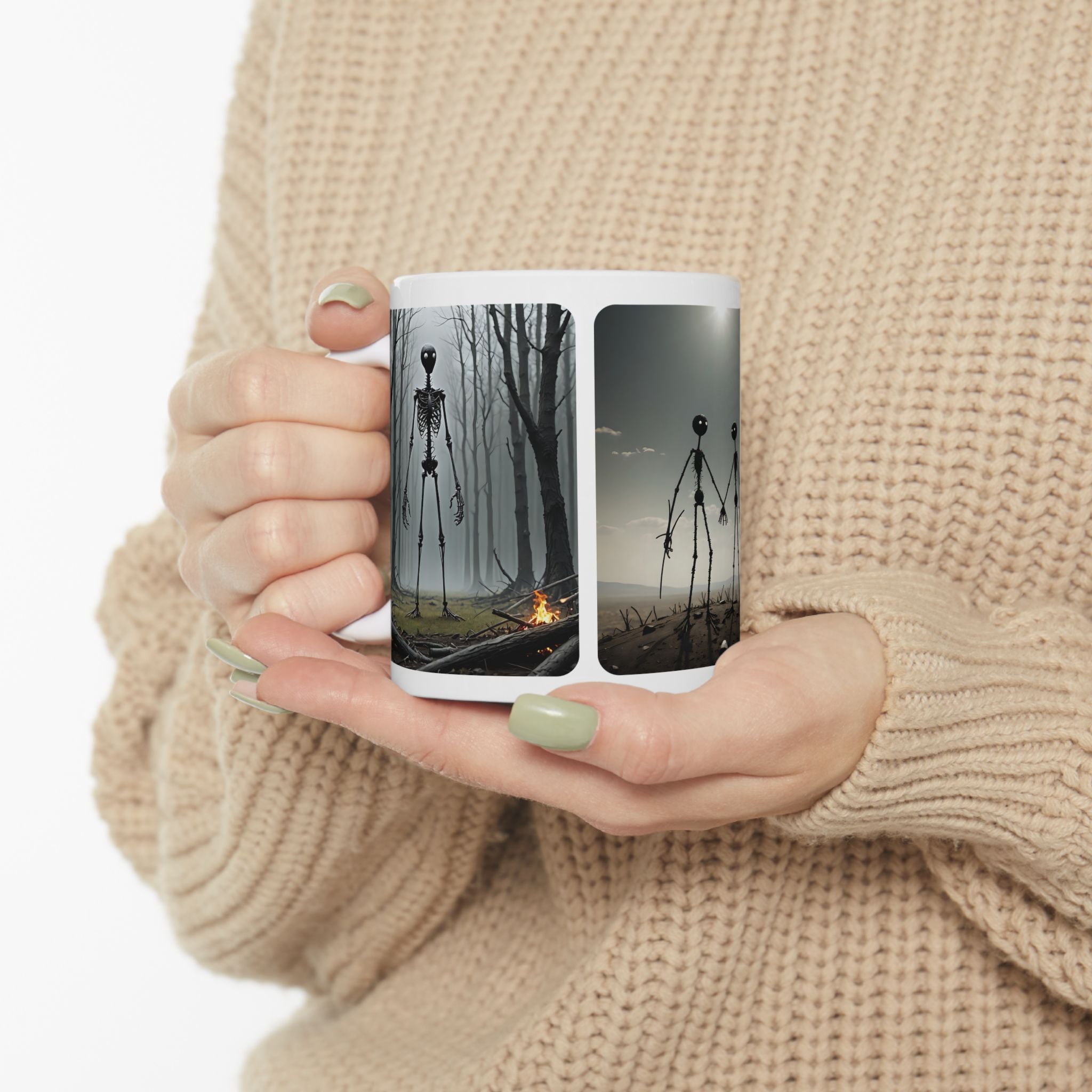The Stick-To-It Species #3 White Ceramic Mug – Anatomy of Optimism Cup 11oz/15oz