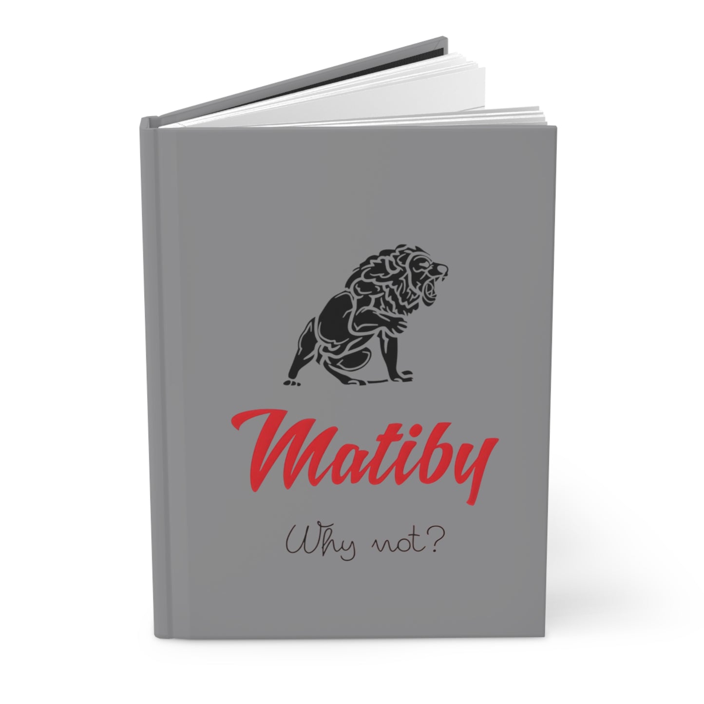 Matiby Hardcover Journal Matte Grey