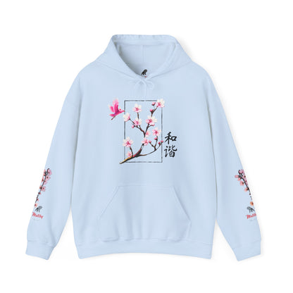 Japanese Cherry Blossom Unisex Heavy Blend™ Hooded Sweatshirt