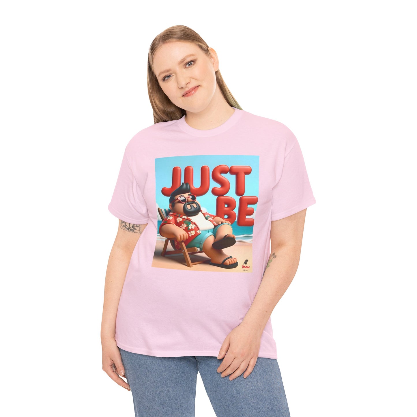 Just Be Unisex Heavy Cotton Tee