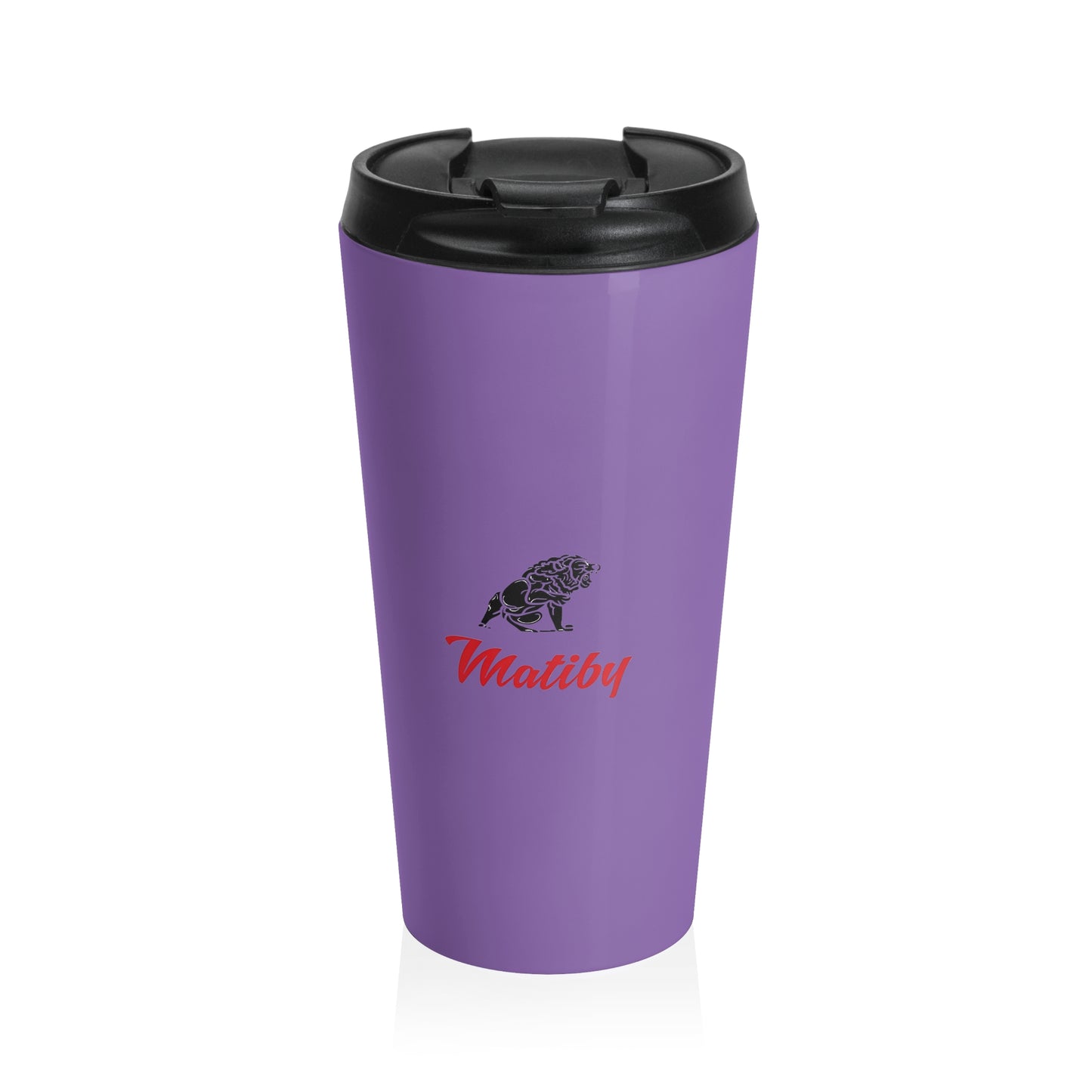 Matiby Purple  Stainless Steel Travel Mug