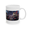 Anime Golf Cart Seasonal & City Adventures #8 White Ceramic Mug — Find Your Path To The Essentials Cup (11oz & 15oz)