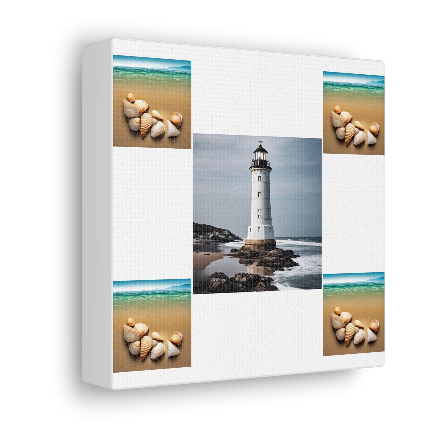 Lighthouse White Canvas Gallery Wraps