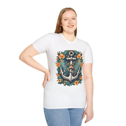 Nautical Anchor Unisex Softstyle T-Shirt