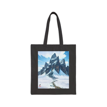 Volcano/Alps Cotton Canvas Tote Bag