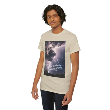 Lightning Style Thunder Unisex Heavy Cotton Tee