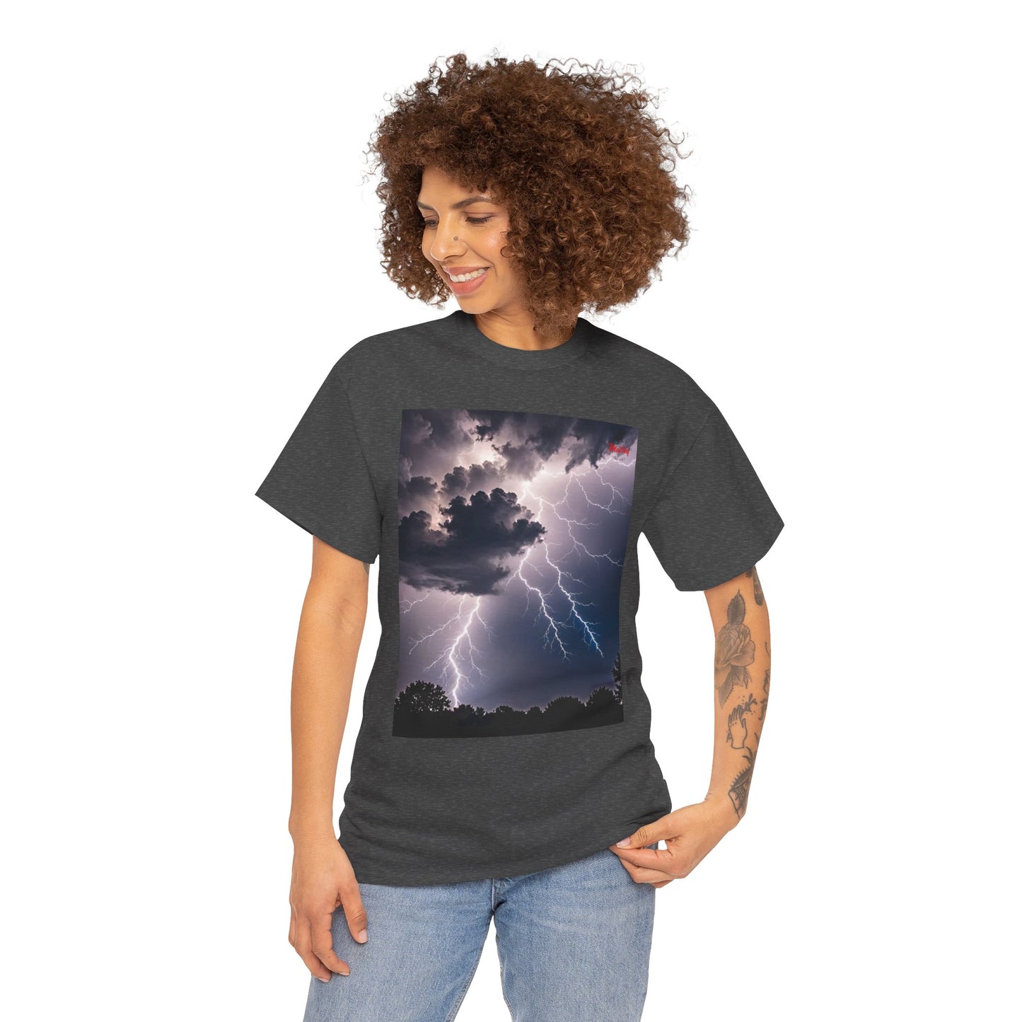 Lightning Style Unisex Heavy Cotton Tee