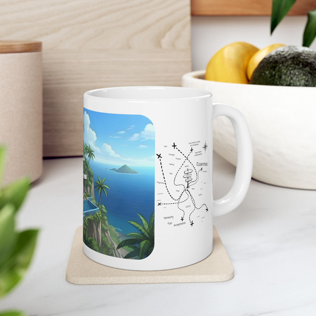 Cozy Architecture & Dreamy Landscapes #29 White Ceramic Mug – Homes Home Sweet Home Cup (11oz/15oz)