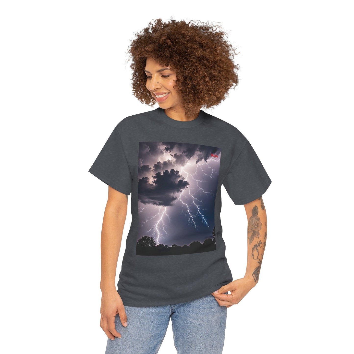 Lightning Style Unisex Heavy Cotton Tee