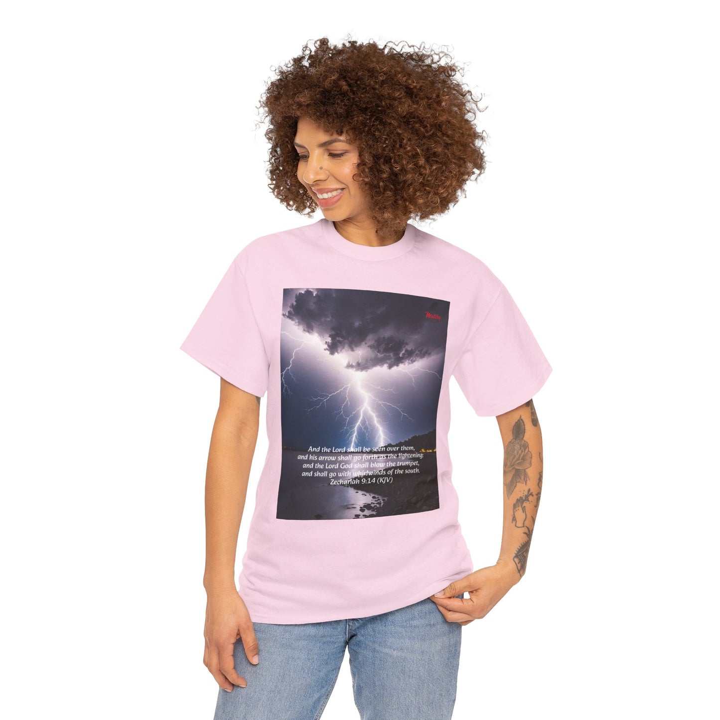 Lightning Style God's Arrow Unisex Heavy Cotton Tee