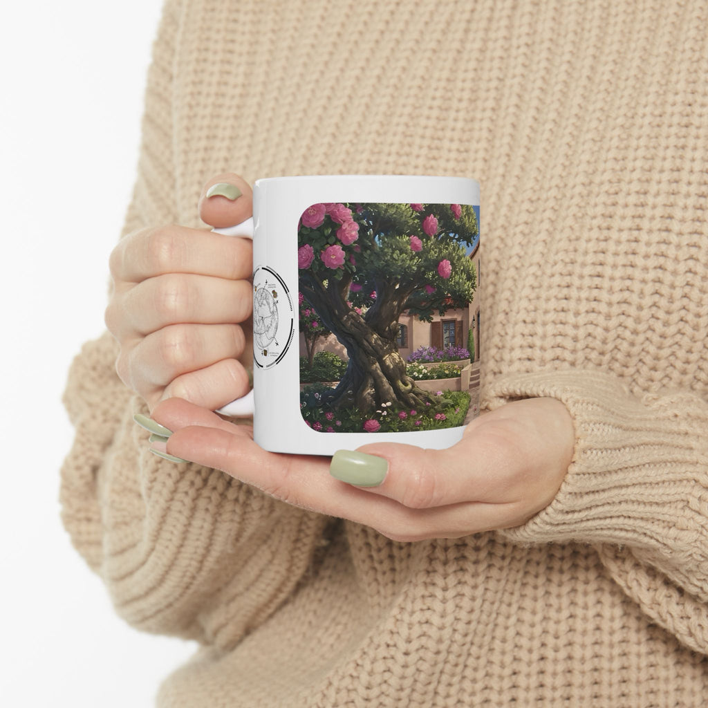 Cozy Architecture & Dreamy Landscapes #50 White Ceramic Mug – Homes Home Sweet Home Cup (11oz/15oz)