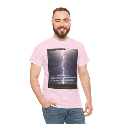 Lightning Style Son of man Unisex Heavy Cotton Tee