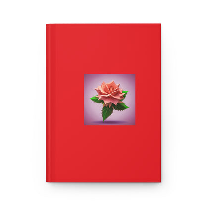 Rose Hardcover Journal Matte Red