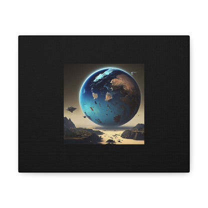 Matiby Worlds Black Canvas Gallery Wraps