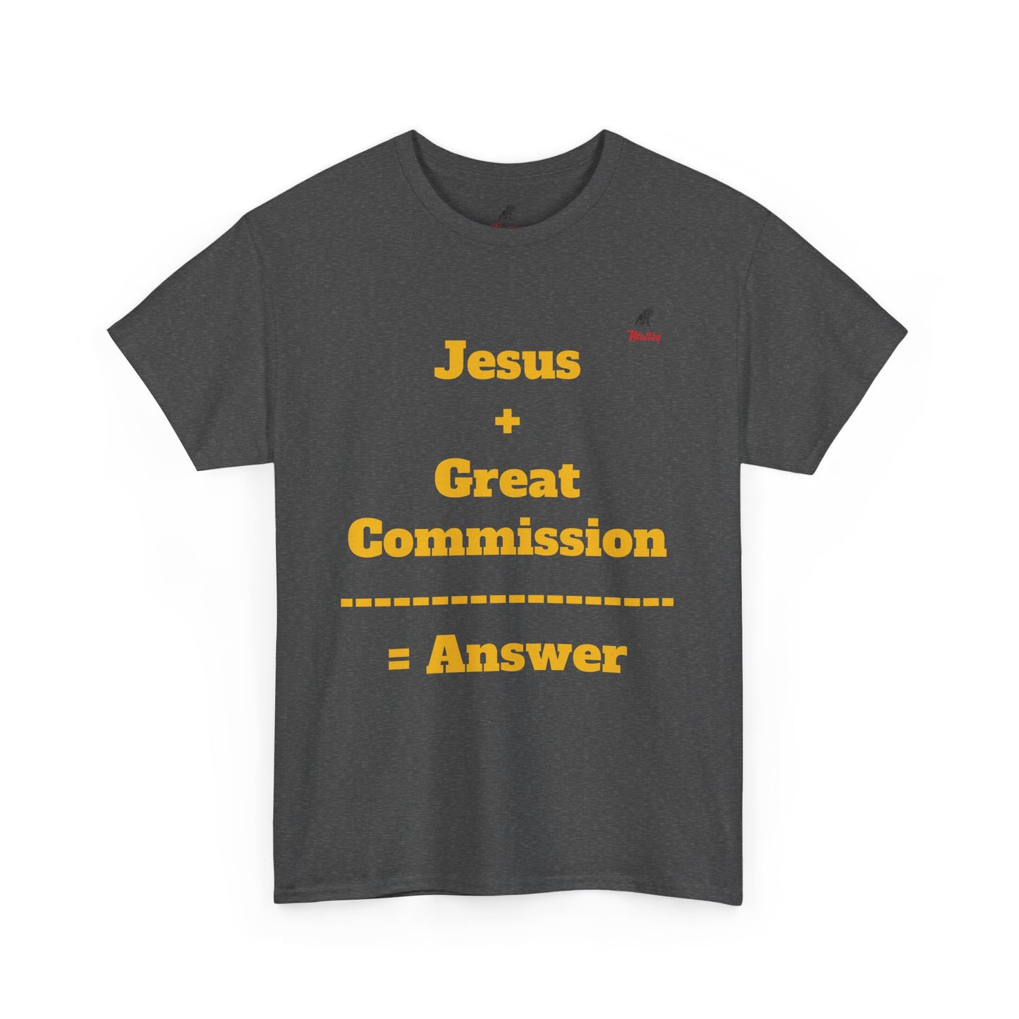 Jesus+Great Commission Unisex Heavy Cotton Tee