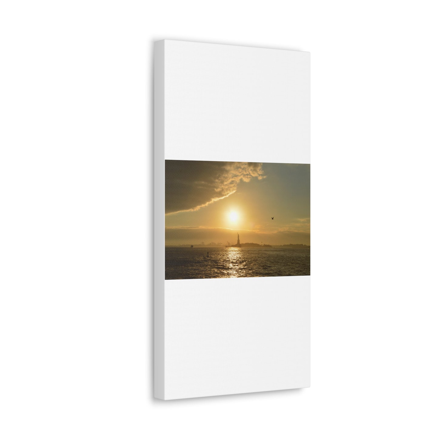 Sunset White Canvas Gallery Wraps