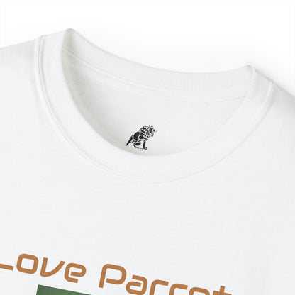 Matiby "I Love Parrots" Unisex Ultra Cotton Tee