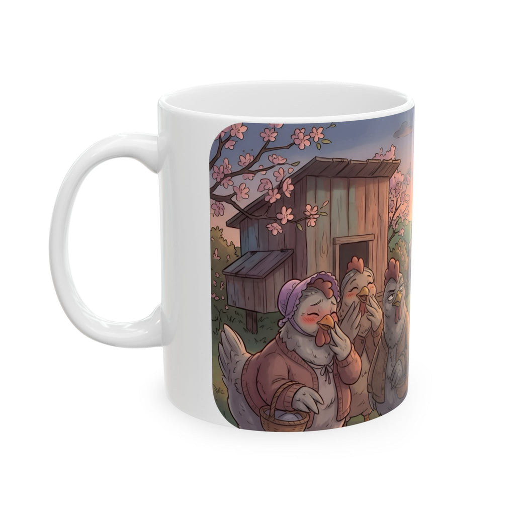 Spring Rooster White Ceramic Mug – "I Still Got It" Farmhouse Chicken Art (11oz/15oz)