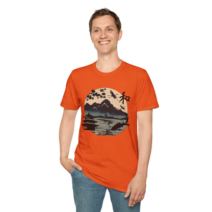 Japanese Landscape Unisex Softstyle T-Shirt