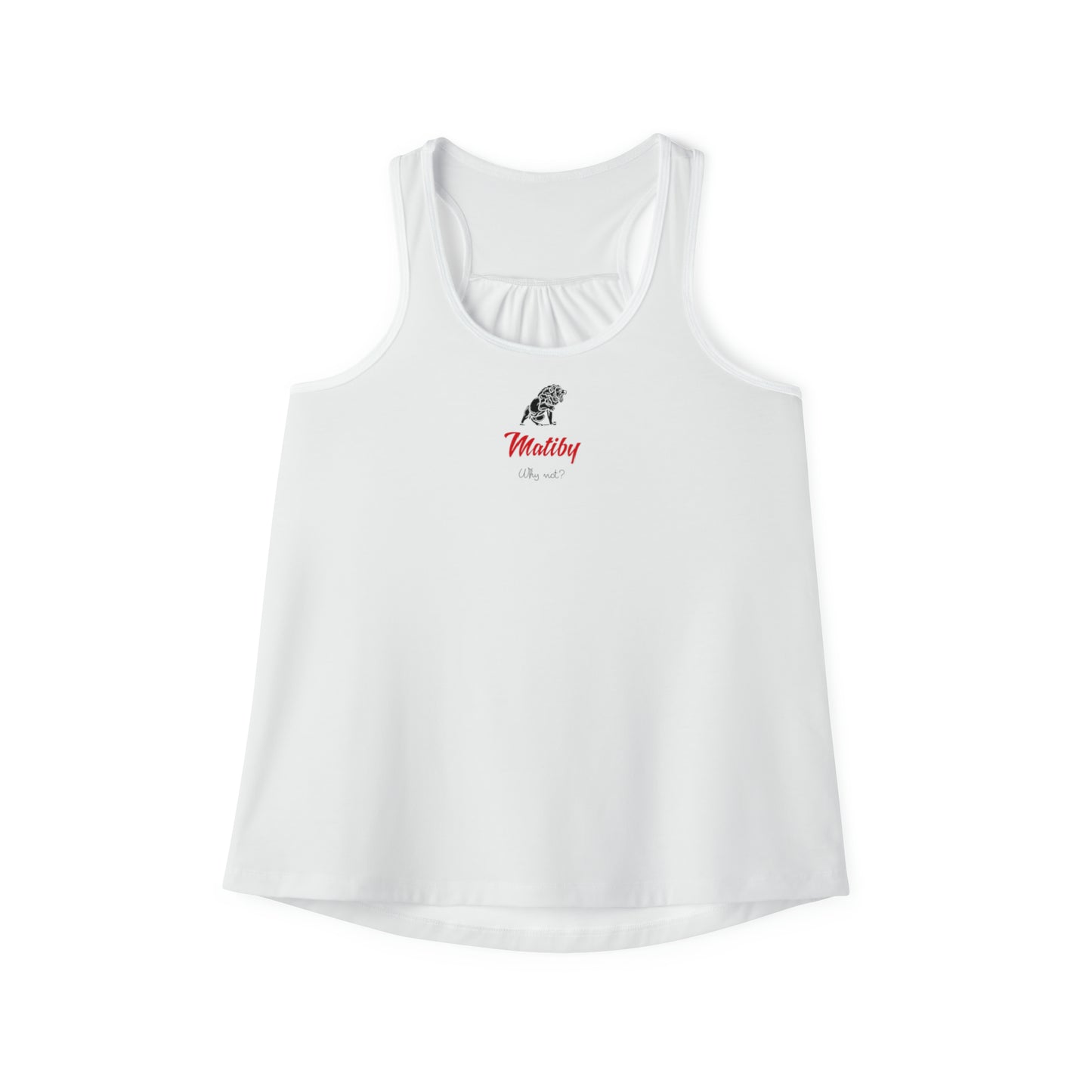 Women's White Tank Top (AOP)