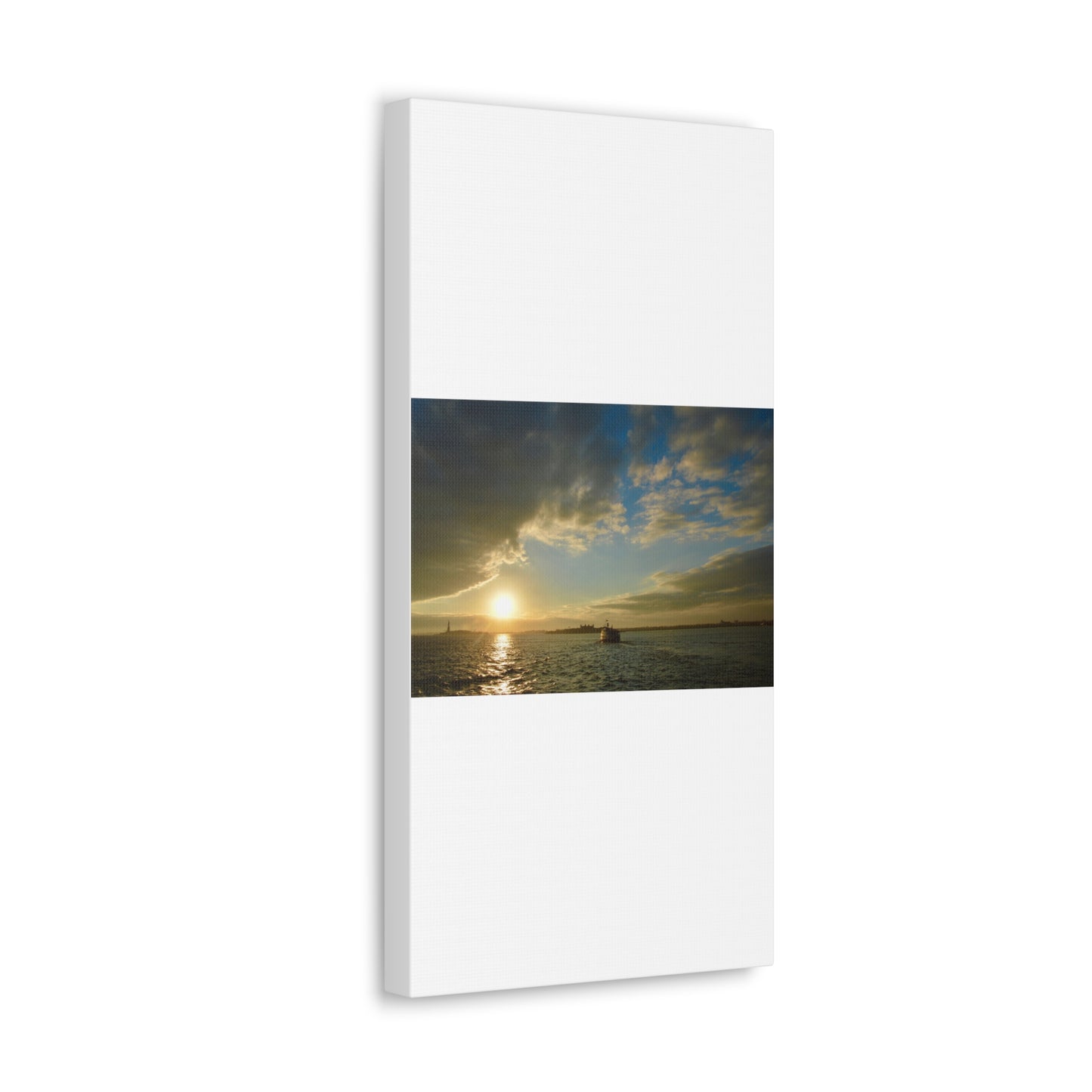 Sunset White Canvas Gallery Wraps