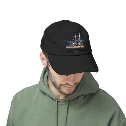 Aero Unisex Distressed Cap