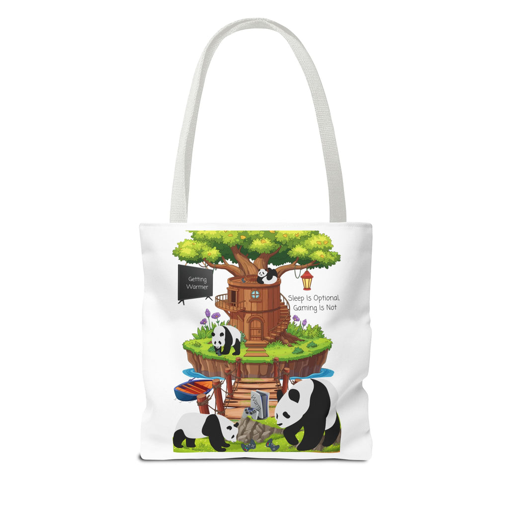 Game On, Always In a Woodland Treehouse Tote Bag | Sleep Is Optional, Gaming Is Not