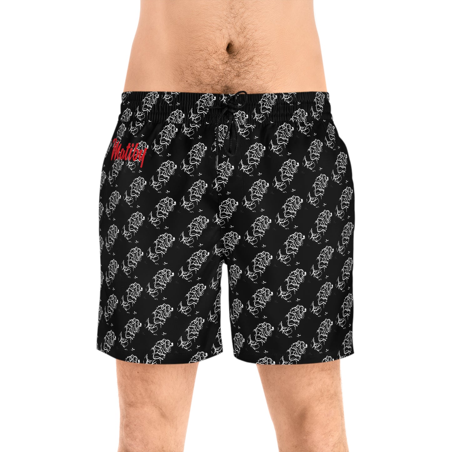 Men's Mid-Length Swim Shorts (AOP)