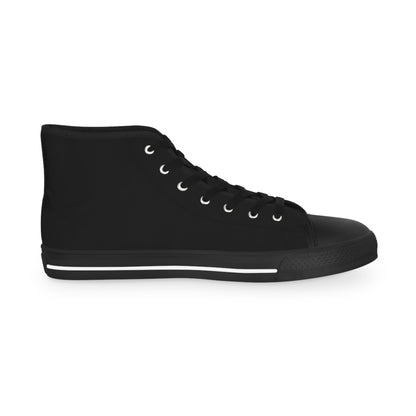 Men's "Midnight" Black High Top Sneakers