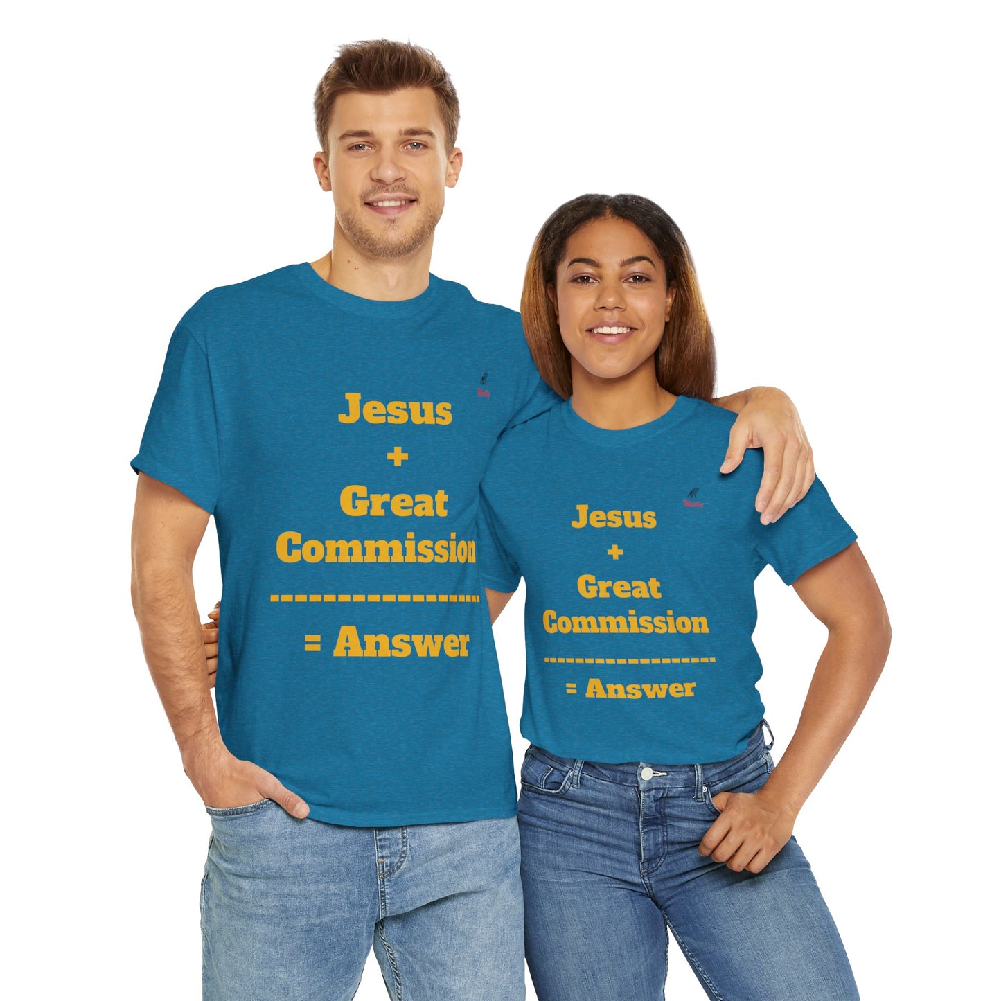 Jesus+Great Commission Unisex Heavy Cotton Tee