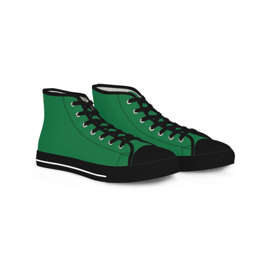 Men's Dark Green High Top Sneakers